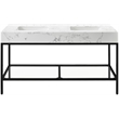 Meridian Furniture Marmo White Engineered Stone Bathroom Vanity