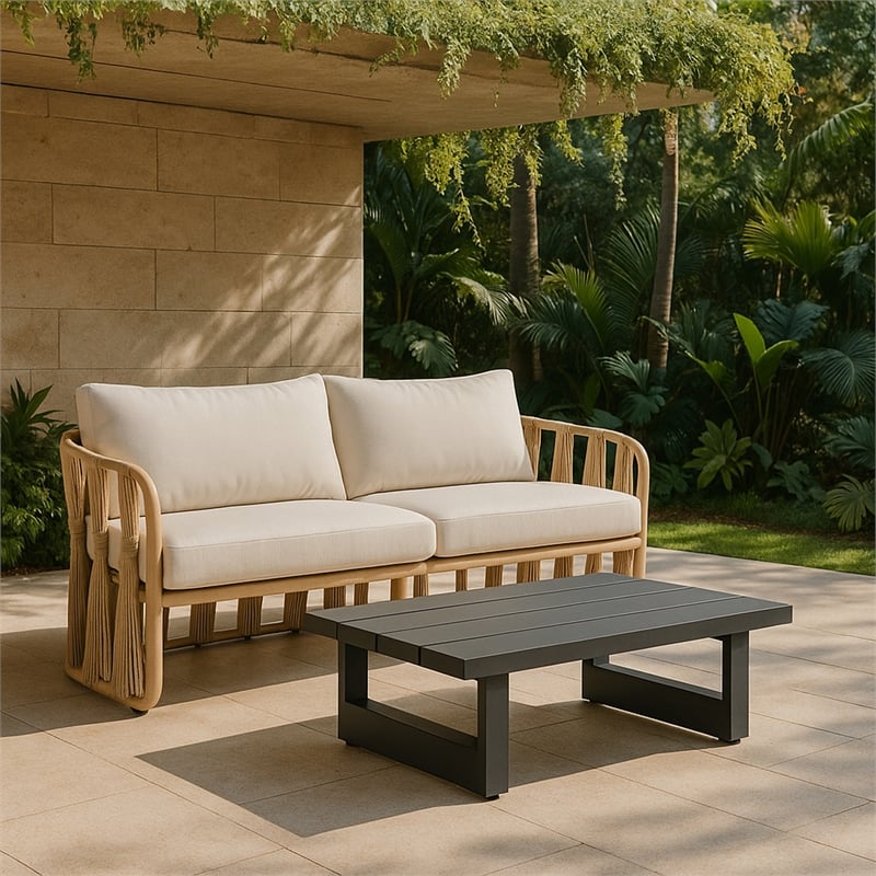 Meridian Furniture Maldives Outdoor Patio Coffee Table
