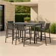 Meridian Furniture Maldives Outdoor Patio Rectangle Bar Table