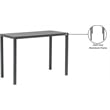 Meridian Furniture Maldives Outdoor Patio Rectangle Bar Table