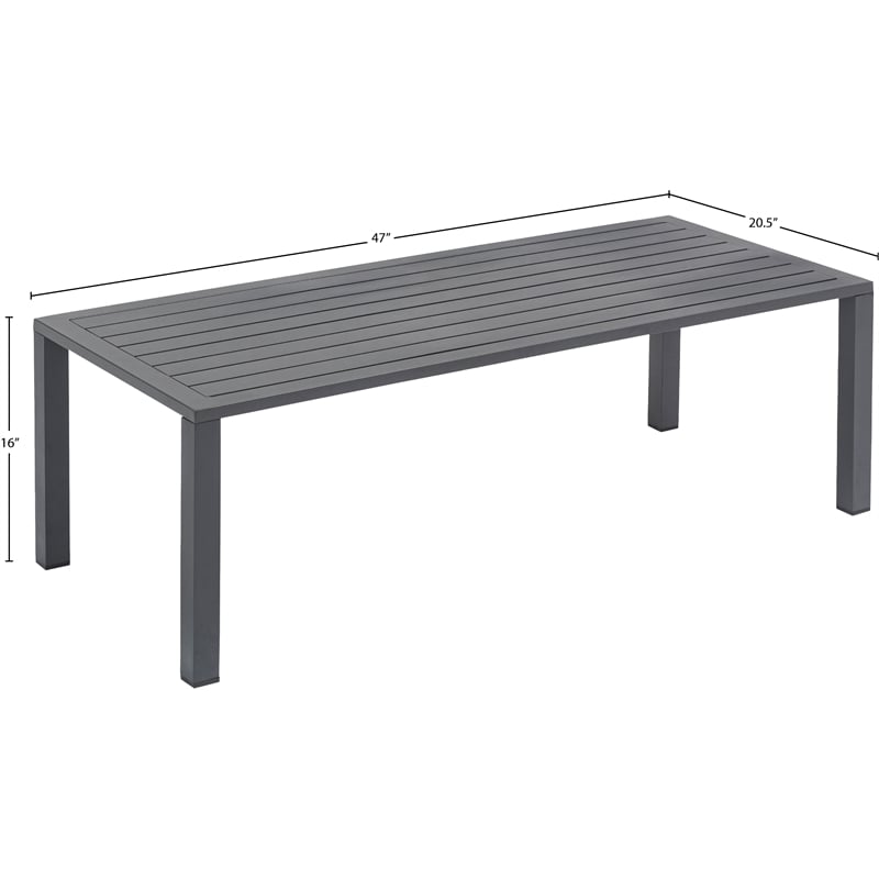 Meridian Furniture Maldives Outdoor Patio Coffee Table