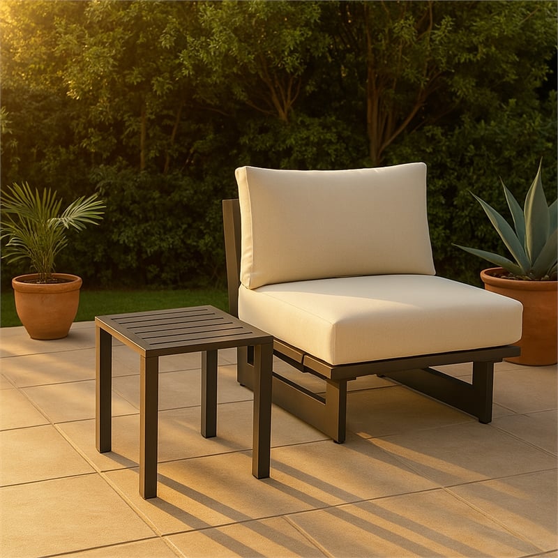 Meridian Furniture Maldives Outdoor Patio End Table