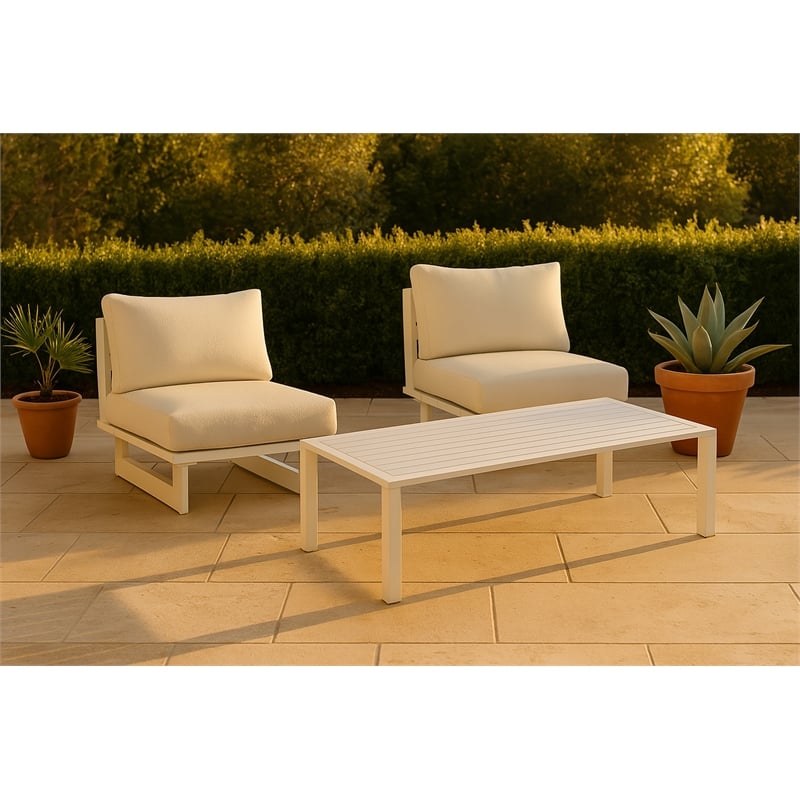 Meridian Furniture Maldives Outdoor Patio Coffee Table