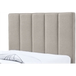 Meridian Furniture Harper Beige Linen Textured Fabric Twin Trundle Bed