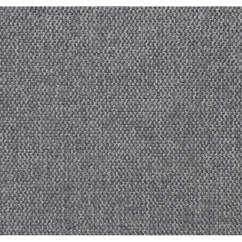 Meridian Furniture Harper Grey Linen Textured Fabric Twin Trundle Bed