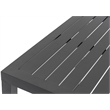 Meridian Furniture Maldives Outdoor Patio Square Bar Table