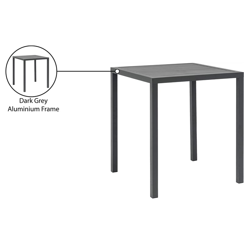 Meridian Furniture Maldives Outdoor Patio Square Bar Table