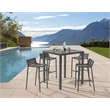 Meridian Furniture Maldives Outdoor Patio Square Bar Table