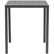Meridian Furniture Maldives Outdoor Patio Square Bar Table