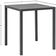 Meridian Furniture Maldives Outdoor Patio Square Bar Table