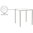 Meridian Furniture Maldives Outdoor Patio Square Bar Table