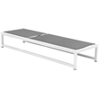 Meridian Furniture Maldives Cream Water Resisting Patio Adjustable Chaise