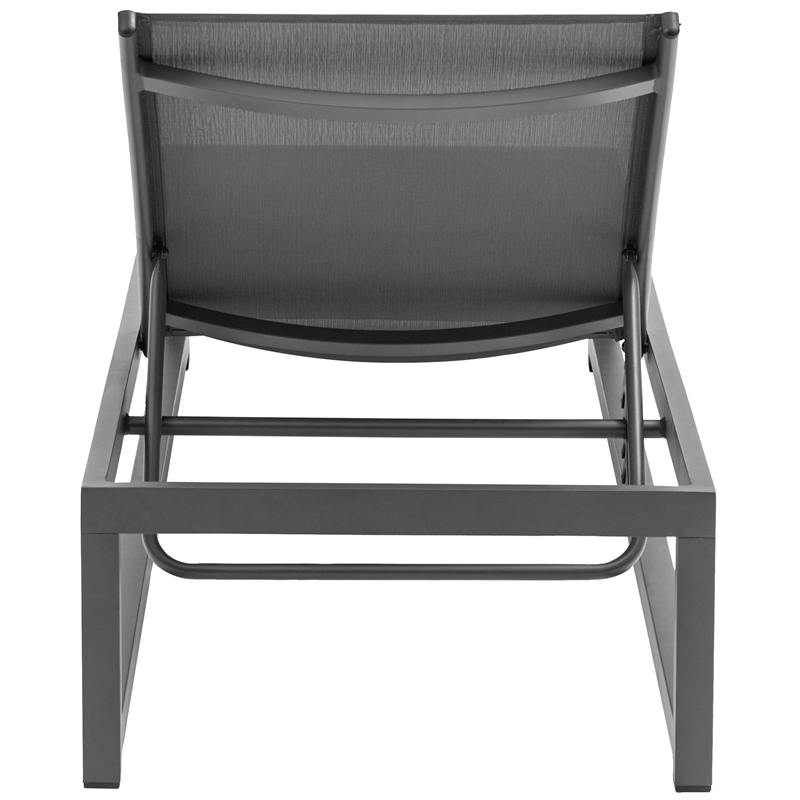 Meridian Furniture Maldives Cream Water Resisting Patio Adjustable Chaise