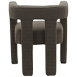 Meridian Furniture Athena Brown Boucle Fabric Accent/Dining Chair
