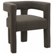 Meridian Furniture Athena Brown Boucle Fabric Accent/Dining Chair