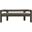 Meridian Furniture Athena Brown Boucle Fabric Bench
