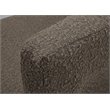 Meridian Furniture Athena Brown Boucle Fabric Bench