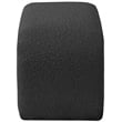 Meridian Furniture Niagara Black Boucle Fabric Bench