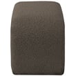 Meridian Furniture Niagara Brown Boucle Fabric Bench