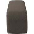 Meridian Furniture Niagara Brown Boucle Fabric Bench
