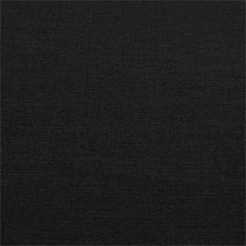 Meridian Furniture Kimora Black Linen Textured Fabric Chair