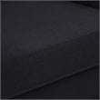 Meridian Furniture Kimora Black Linen Textured Fabric Loveseat