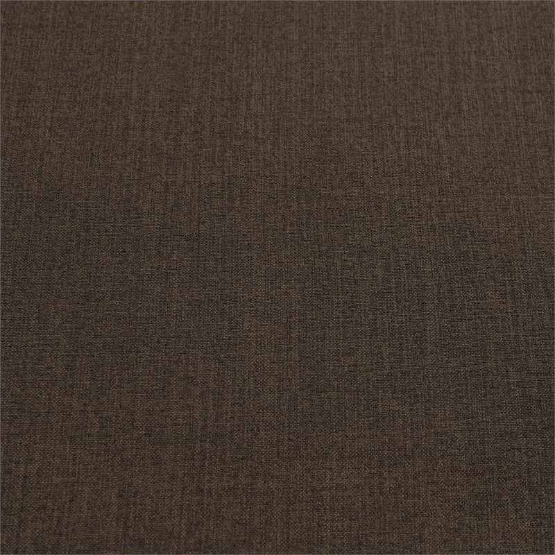 Meridian Furniture Kimora Brown Linen Textured Fabric Loveseat