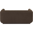 Meridian Furniture Kimora Brown Linen Textured Fabric Loveseat