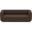 Meridian Furniture Kimora Brown Linen Textured Fabric Sofa