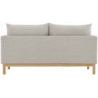 Meridian Furniture Langham Beige Linen Textured Fabric Loveseat