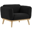 Meridian Furniture Nolita Black Boucle Fabric Chair