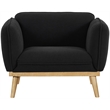 Meridian Furniture Nolita Black Boucle Fabric Chair
