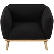 Meridian Furniture Nolita Black Boucle Fabric Chair