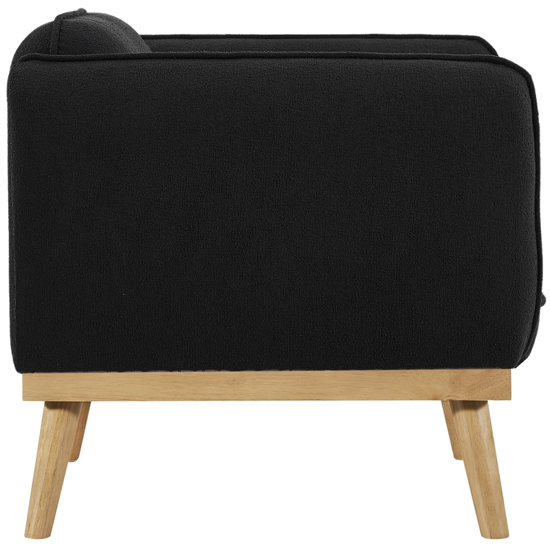 Meridian Furniture Nolita Black Boucle Fabric Chair