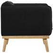 Meridian Furniture Nolita Black Boucle Fabric Chair
