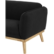 Meridian Furniture Nolita Black Boucle Fabric Chair