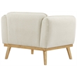 Meridian Furniture Nolita Cream Boucle Fabric Chair