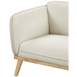 Meridian Furniture Nolita Cream Boucle Fabric Chair