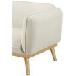 Meridian Furniture Nolita Cream Boucle Fabric Chair