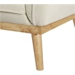Meridian Furniture Nolita Cream Boucle Fabric Sofa