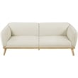 Meridian Furniture Nolita Cream Boucle Fabric Sofa