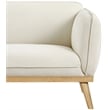 Meridian Furniture Nolita Cream Boucle Fabric Sofa