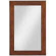 Meridian Furniture Monad Walnut Mirror