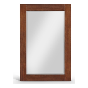 Meridian Furniture Monad Walnut Mirror