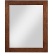 Meridian Furniture Monad Walnut Mirror