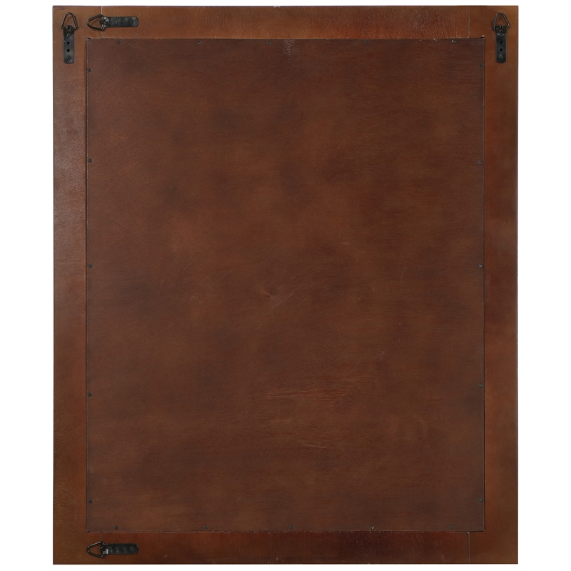 Meridian Furniture Monad Walnut Mirror