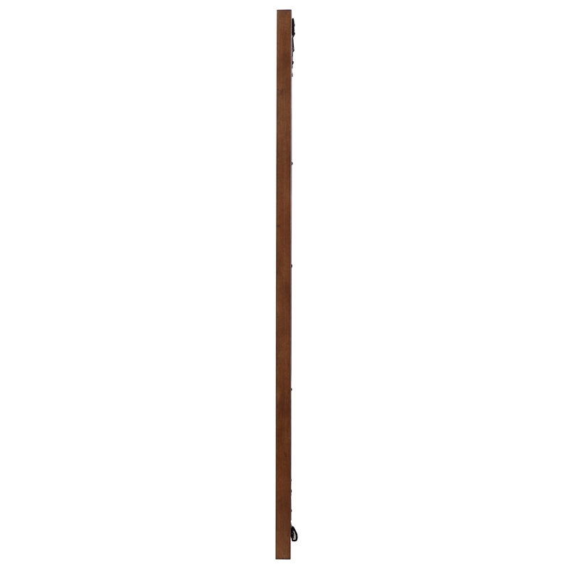 Meridian Furniture Monad Walnut Mirror