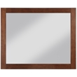 Meridian Furniture Monad Walnut Mirror