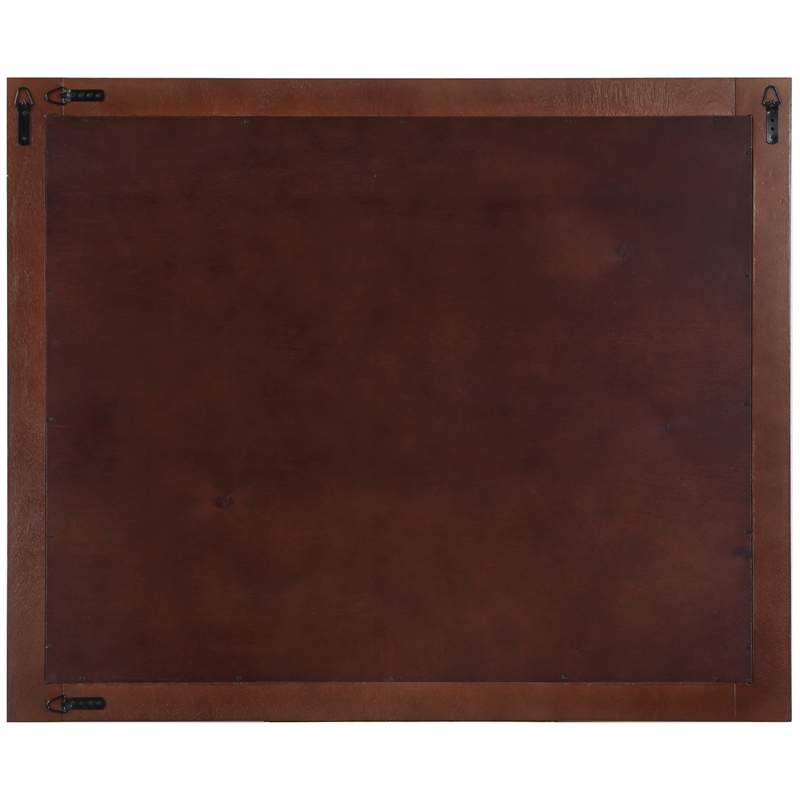 Meridian Furniture Monad Walnut Mirror