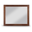 Meridian Furniture Monad Walnut Mirror